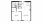 Goldenrod - 1 bedroom floorplan layout with 1 bath and 795 to 860 square feet.