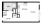 Songbird - Studio floorplan layout with 1 bath and 478 square feet.